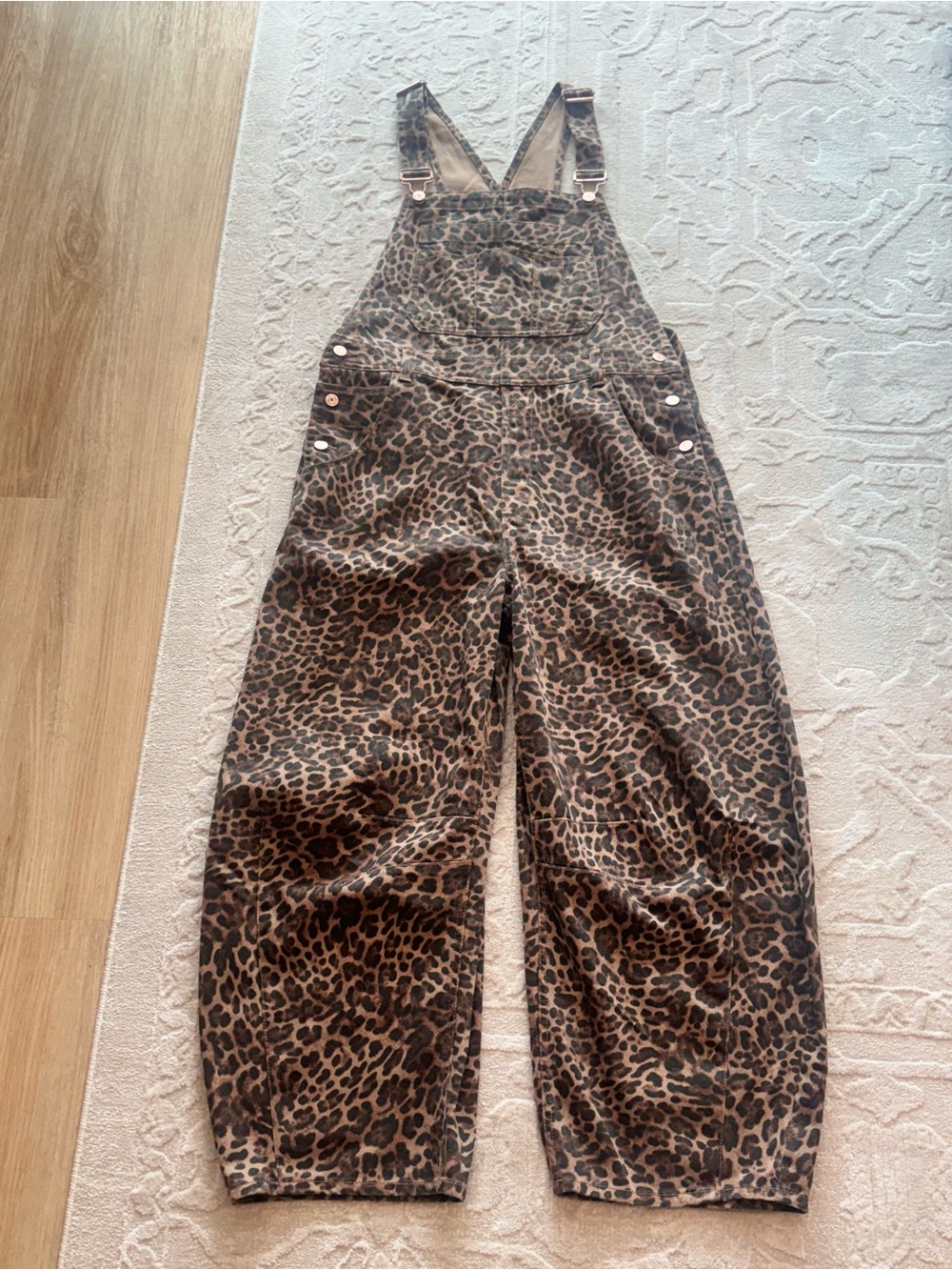 GAP UltraSoft Denim Horseshoe Overalls - Picture 2 of 6